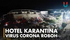 Hotel Tempat Karantina Virus Corona di China Roboh