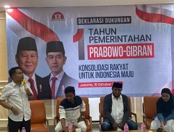 Komunitas Cinta Bangsa Bangga dengan Inovasi 1 Tahun Pemerintahan Prabowo–Gibran